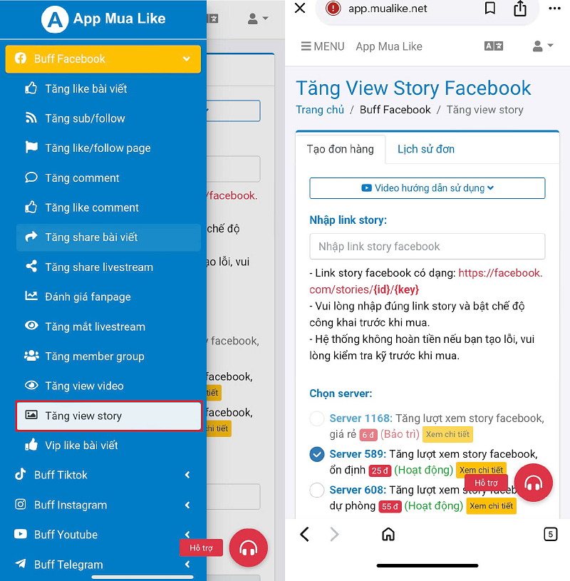 Cách tăng view story Facebook