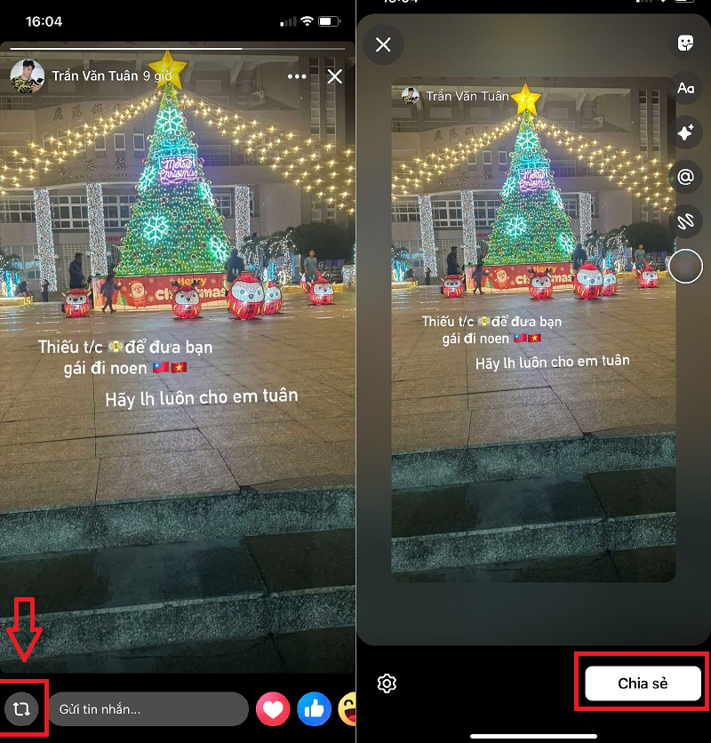Cách chia sẻ story của người khác trên Facebook