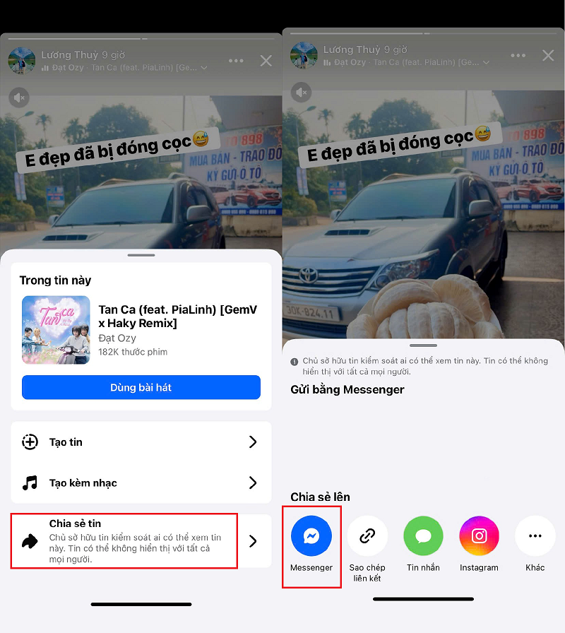 Cách chia sẻ story của người khác trên Facebook