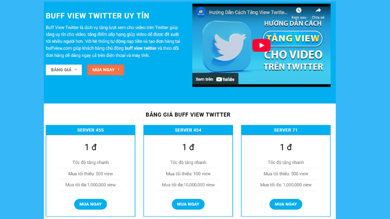 Tip tăng view Twitter nhanh nhất