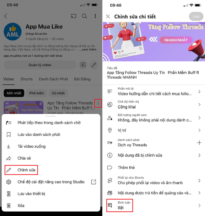 Cách bật bình luận trên YouTube đơn giản 