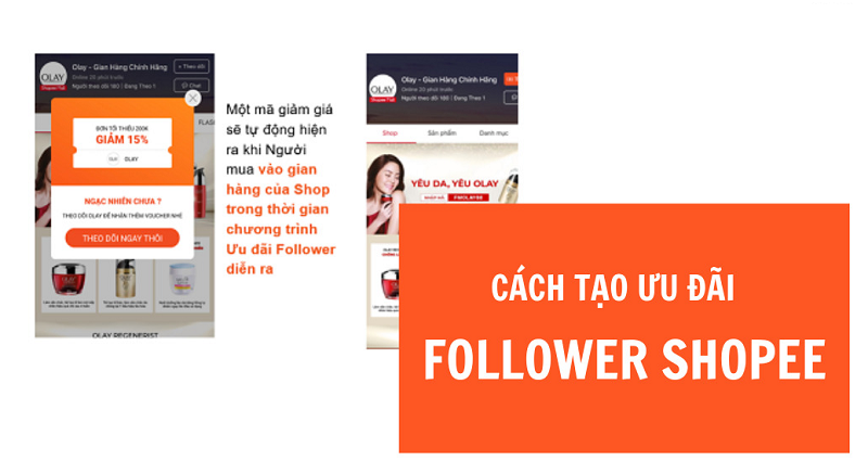 Cách tạo ưu đãi follower Shopee trong 5 phút