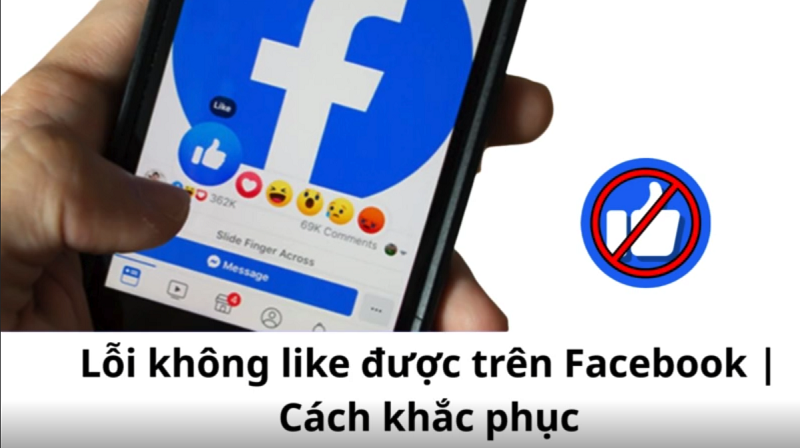 Lỗi không like được trên Facebook | Cách khắc phục