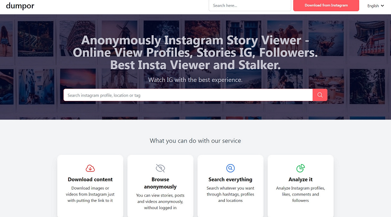 Cách xem story Instagram không cần tài khoản