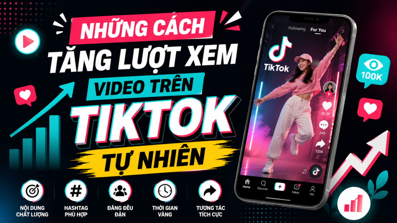 Cách tăng 1000 lượt xem Tiktok miễn phí 2026
